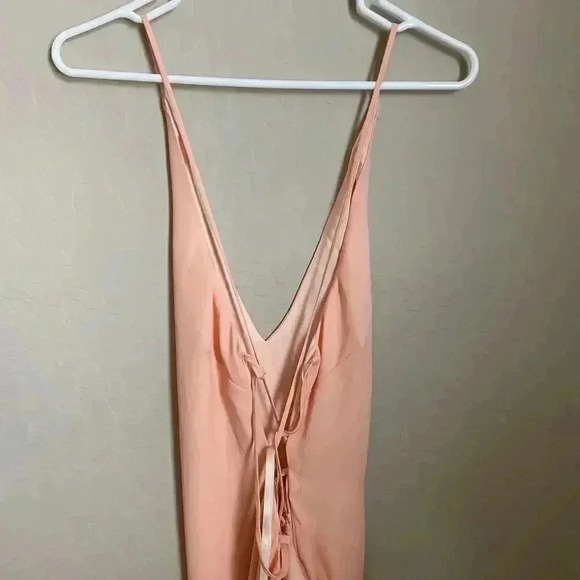 Fame and Partners Maxi Dress Peach Size 8 - Picture 5 of 14